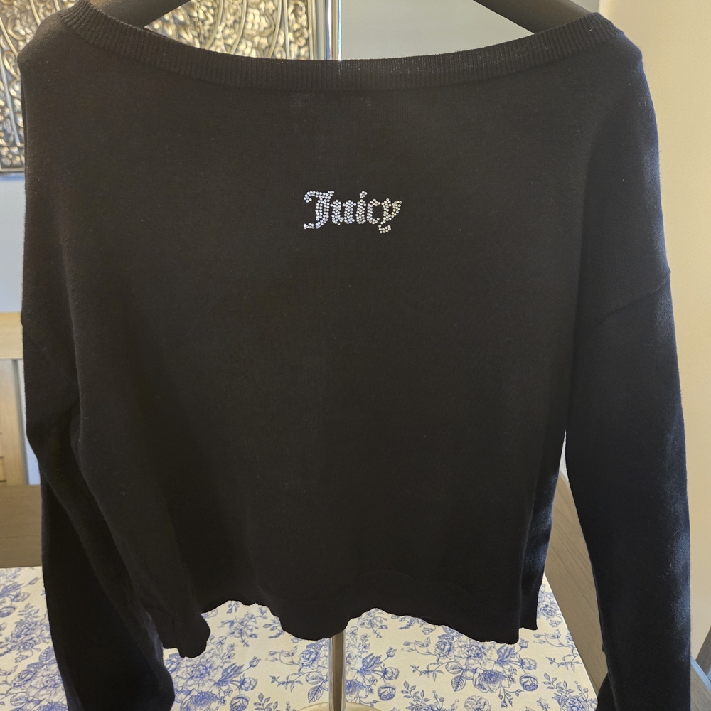 Juicy Couture Vintage Black Sweater NWOT